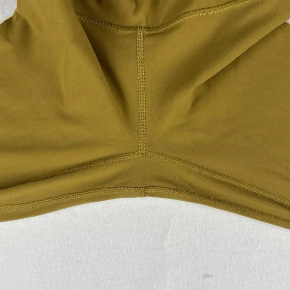 Lululemon High-Waisted Olive Green Leggings | Size 2